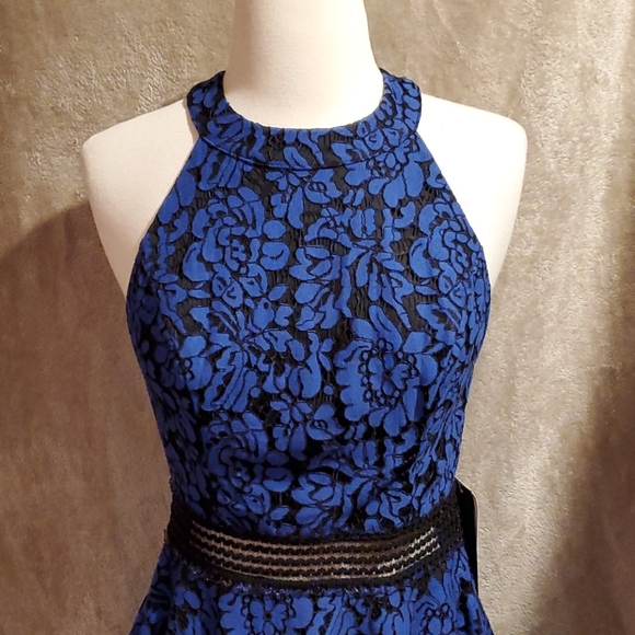 NWT City Triangles Blue Junior's Dress Size 7 New - Picture 2 of 8
